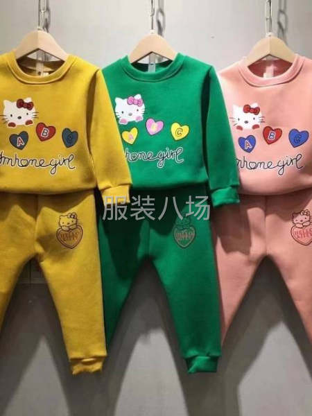 圆领卫衣套装童装齐码-第1张图片