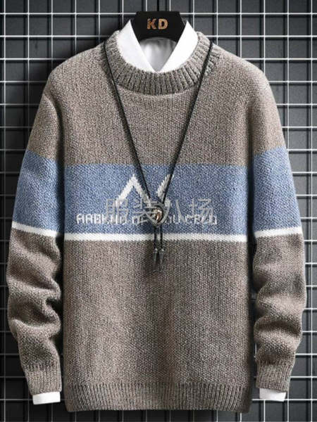 厚款男士套头毛衣雪尼尔套头-第3张图片