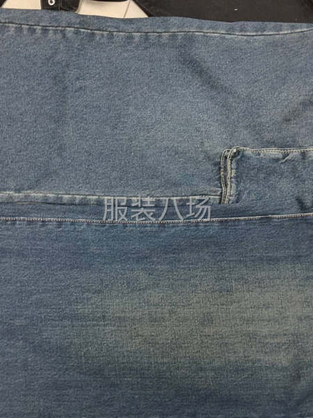 牛仔工装裤，3个颜色8支布料，安克拉红，牛仔黑，牛仔蓝-第1张图片