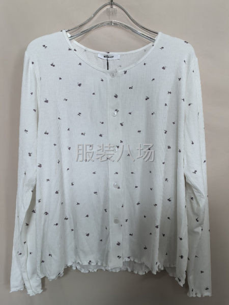 精品家居服，人棉有弹面料，要用到人字车-第1张图片