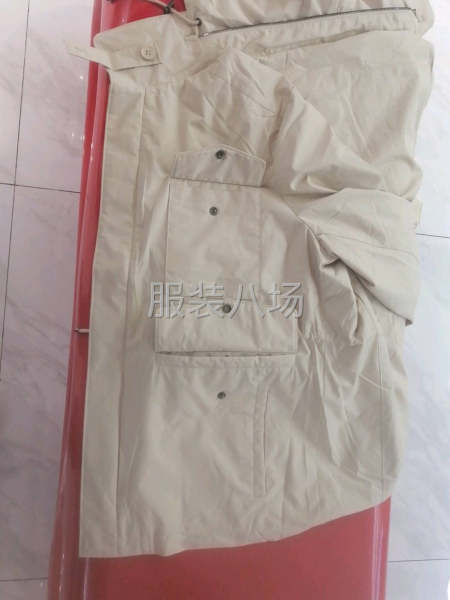 杭州九堡附近網店男裝外套裁片外發(fā)，多口袋-第1張圖片