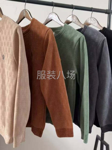 加绒男士雪尼尔套头毛衣-第1张图片