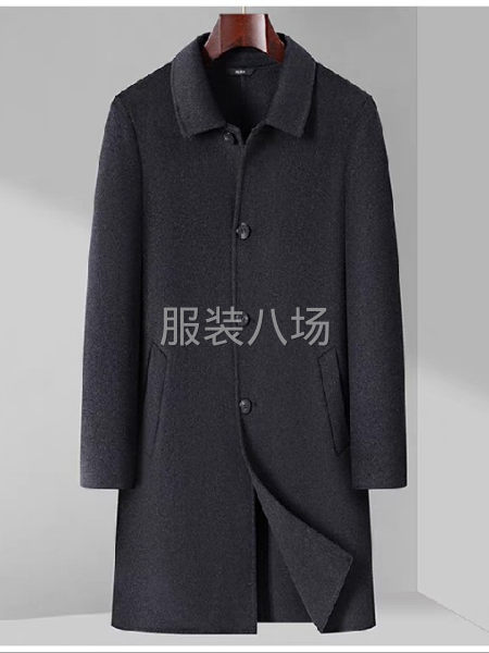 订做男女高档工作服双面羊绒大衣-第2张图片
