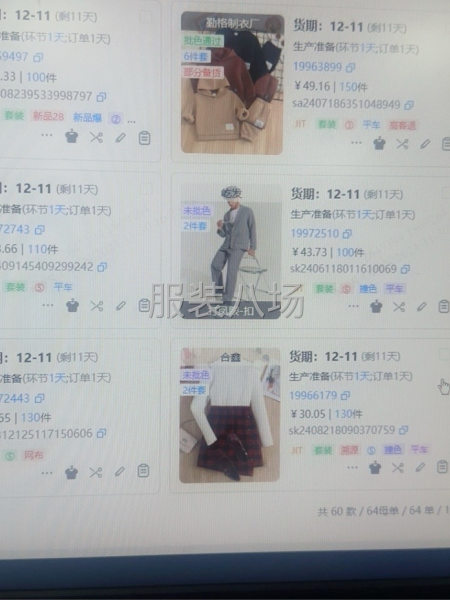 本来长期大量针梳织订单外发加工。月产能80万件左右。-第1张图片