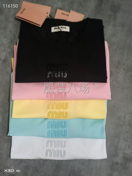 女款圆领短袖T恤衫-第2张图片