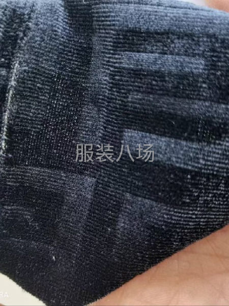 六吨多韩国绒压花黑色 藏青 驼色 卡其色，门幅170克重23-第4张图片