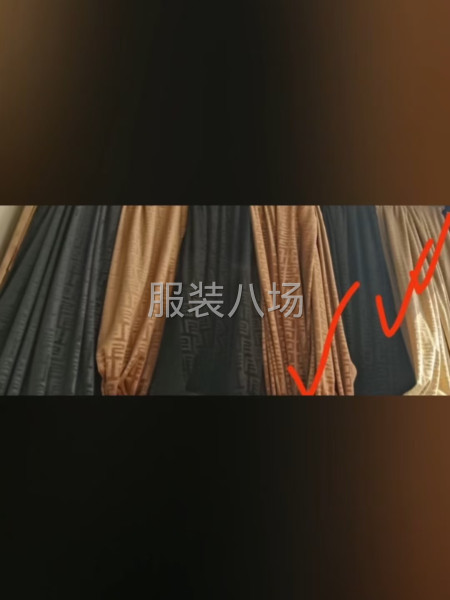 六吨多韩国绒压花黑色 藏青 驼色 卡其色，门幅170克重23-第3张图片