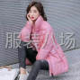 东莞 - 虎门镇 - 白沙社区 - 亮面羽绒棉服女中长款棉服