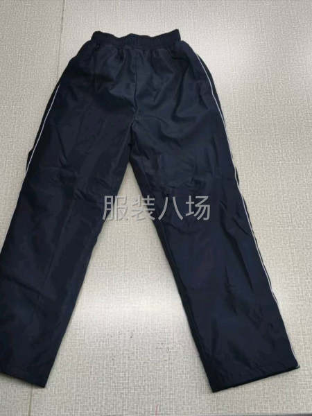加绒一条反光条校服裤子-第1张图片