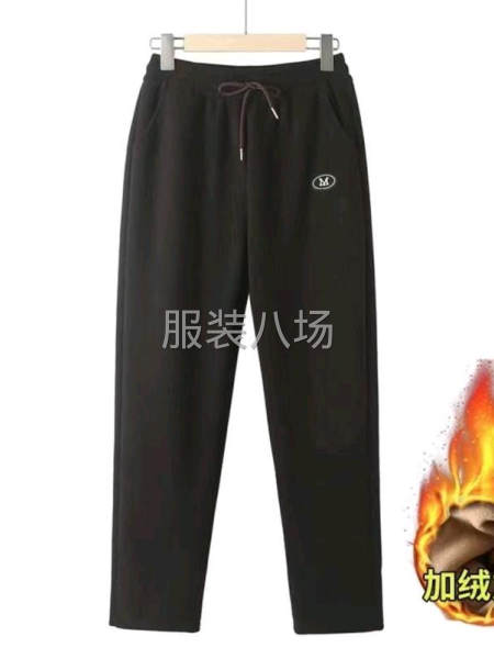 欧棉绒女裤中老年款，复合奥利绒，加绒加厚-第3张图片