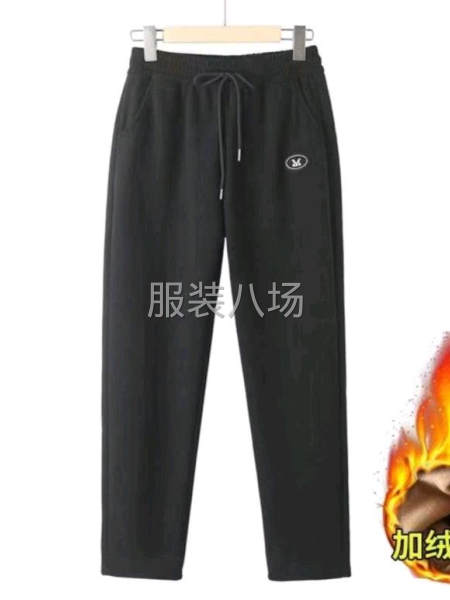 欧棉绒女裤中老年款，复合奥利绒，加绒加厚-第1张图片