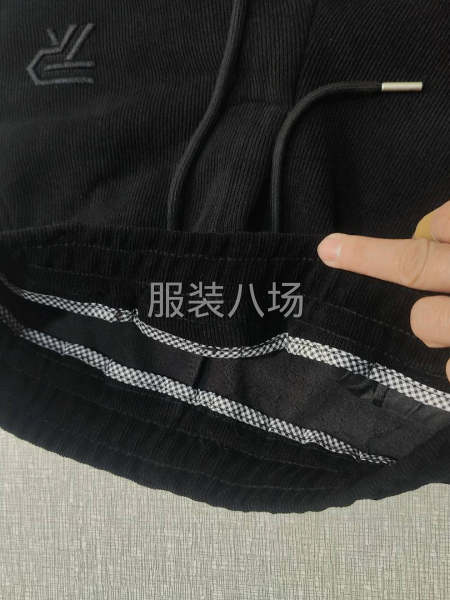 欧棉绒男裤门巾真拉链后口袋真拉链-第9张图片