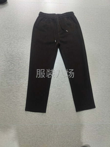 欧棉绒男裤门巾真拉链后口袋真拉链-第6张图片
