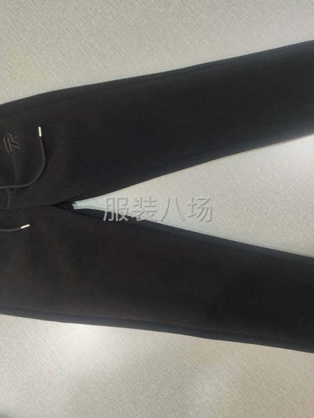 欧棉绒男裤门巾真拉链后口袋真拉链-第1张图片