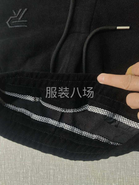 欧棉绒男裤门巾真拉链后口袋真拉链-第8张图片