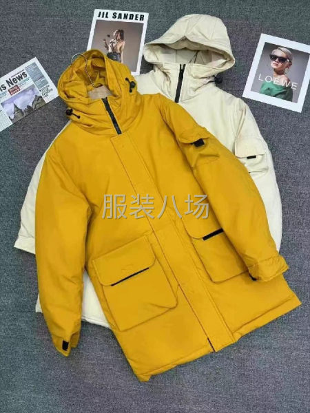 韩版工装羽绒棉衣-第7张图片