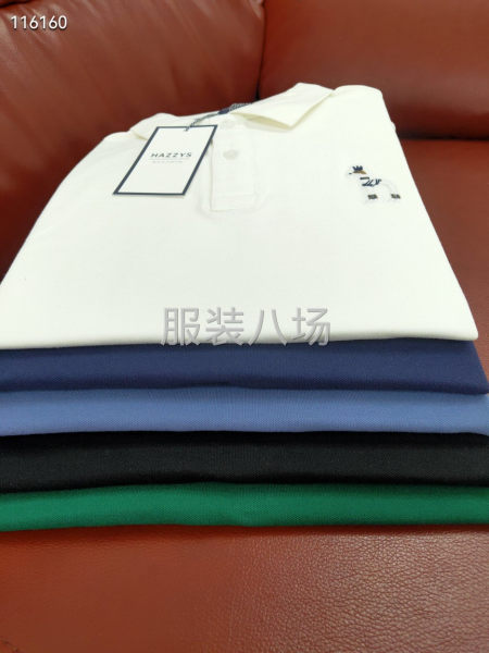 男装翻领短袖T恤衫  工艺  绣花-第4张图片