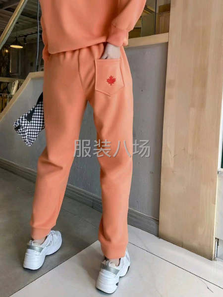 刺绣小标冬款运动裤-第3张图片