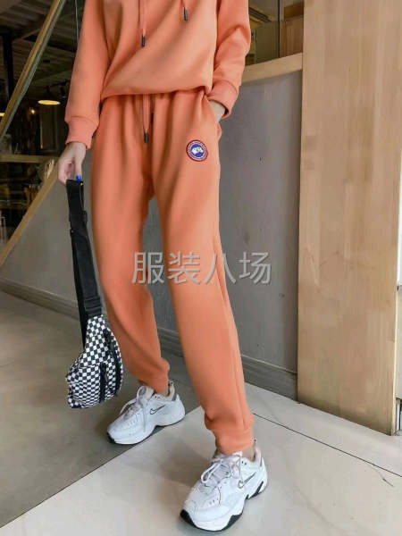 刺绣小标冬款运动裤-第2张图片