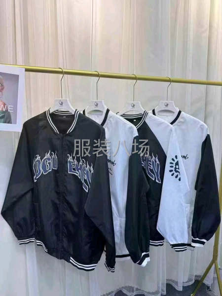 复古拼接棒球服情侣潮男外套-第4张图片