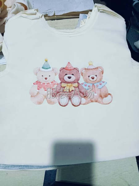 各種服裝印花，白墨直噴印花-第7張圖片