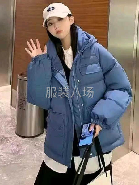 女装短款棉袄女潮ins冬季2024新款羽绒棉棉服-第2张图片