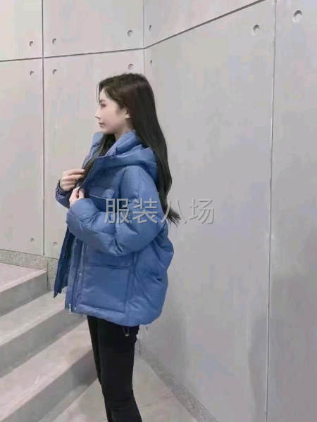 女装短款棉袄女潮ins冬季2024新款羽绒棉棉服-第7张图片