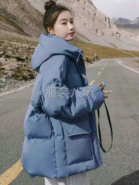 女装短款棉袄女潮ins冬季2024新款羽绒棉棉服-第3张图片