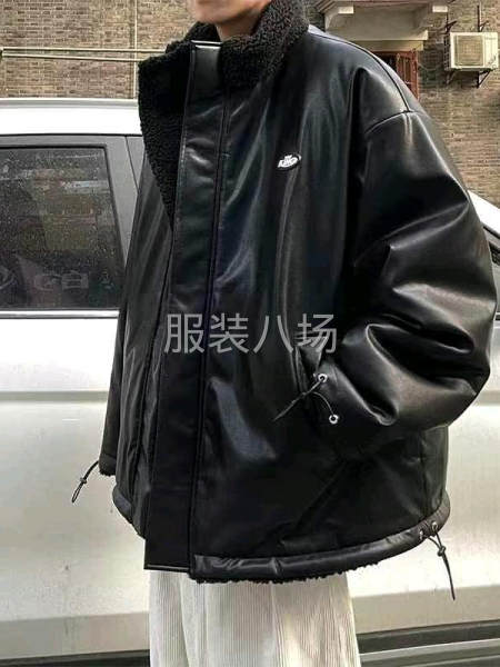 两面穿棉服男女秋冬季ins加绒羊羔毛外套-第4张图片