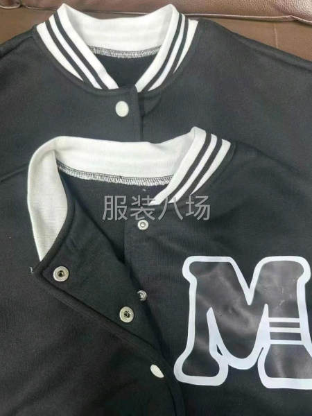 美式短款加絨棒球服-第8張圖片