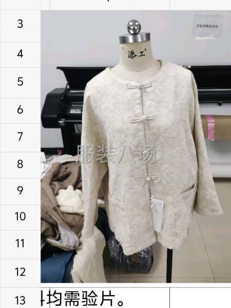 年后招服装做整件小组-第1张图片