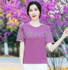 undefined - 跑量中老年女装，天丝罗马短袖，价格香飘飘，码数12345+ - 图3