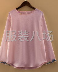 小衫連衣裙國(guó)風(fēng)版的。做工仔細(xì)的聯(lián)系。-第2張圖片