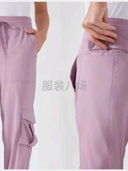 针织高弹力多袋裤加工-第2张图片