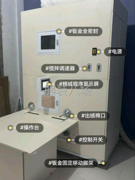 2孔木箱流控式棉絨一體機(jī)  一口價(jià)-第2張圖片