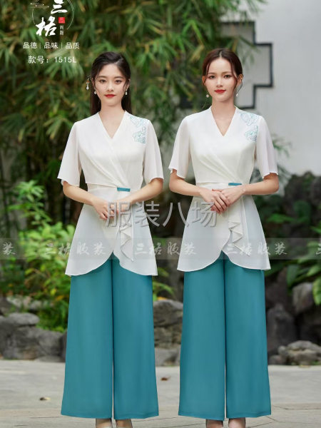长期外发足浴技师工作服梭织加工-第1张图片