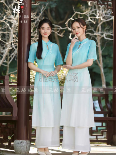 长期外发足浴技师工作服梭织加工-第2张图片