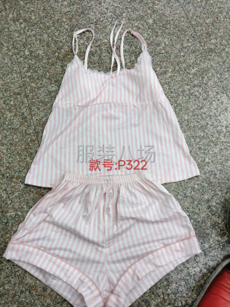 （来料加工）本家居服睡衣自设裁床，后道！中道-第2张图片
