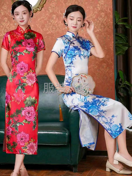 12000件旗袍，大货独立包装，清货不贵-第1张图片
