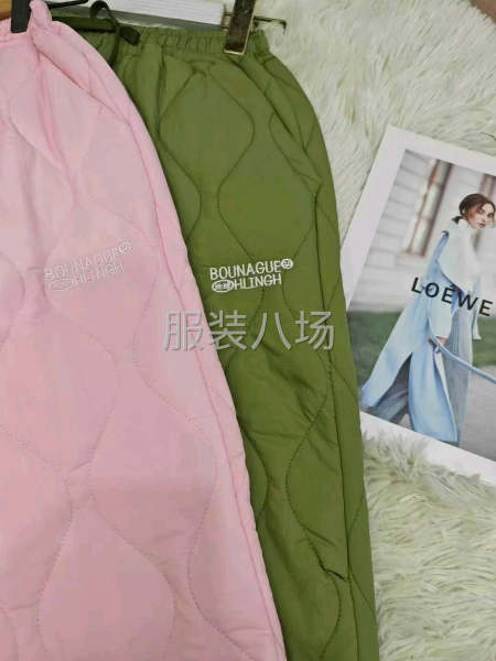 防寒休闲羊羔保暖裤男女冬季潮宽松葫芦纹防水直筒裤加绒滑雪裤-第8张图片