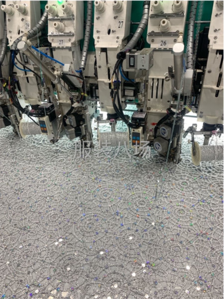 主营：专业承接各种面料绣花订单，3-40mm金片绣+绳绣、叠-第3张图片