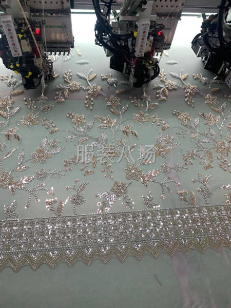 主营：专业承接各种面料绣花订单，3-40mm金片绣+绳绣、叠-第1张图片