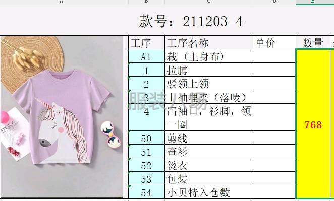 承接针织圆领，四大片，可清加工，可做后道包装-第8张图片