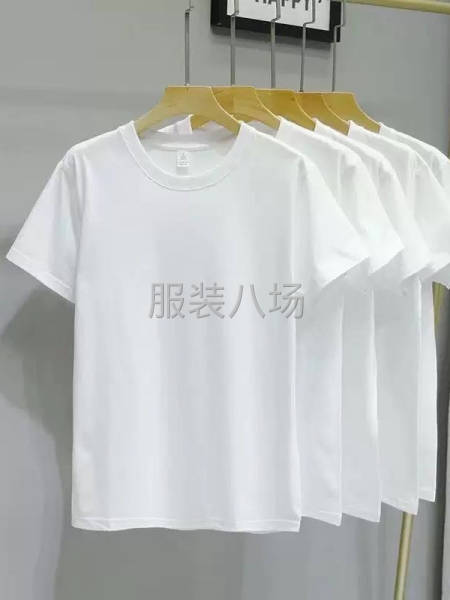 库员外200克精紧赛纯棉短袖夏季男薄休闲-第2张图片