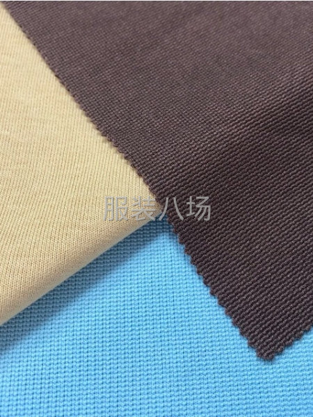广志丰9803#微波双面330g小条纹肌理感棉涤双面裤子套装-第5张图片