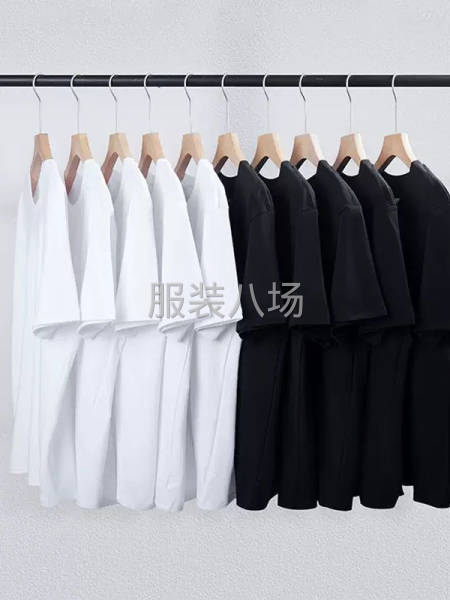 男女短袖t恤男纯色素色纯黑色全白简单丅夏季纯白体恤上衣服半袖-第2张图片