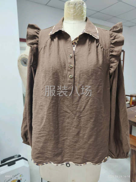 针梭织连衣裙外发-第2张图片