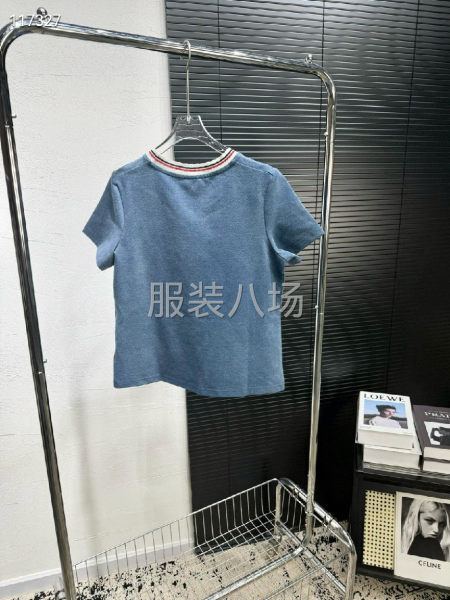 工厂直销女款圆领短袖T恤衫-第8张图片
