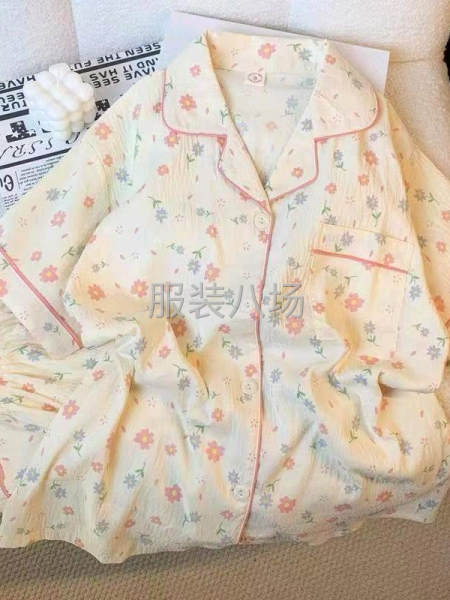 本加工厂承接 绳仔反领 月子服 中 高端品质-第2张图片