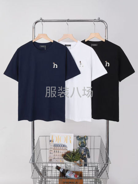 厂家直销男装圆领短袖T恤衫-第5张图片